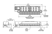 Blue Sea 5046 8-Circuit Fuse Block ST ATO/ATC with Cover — 2