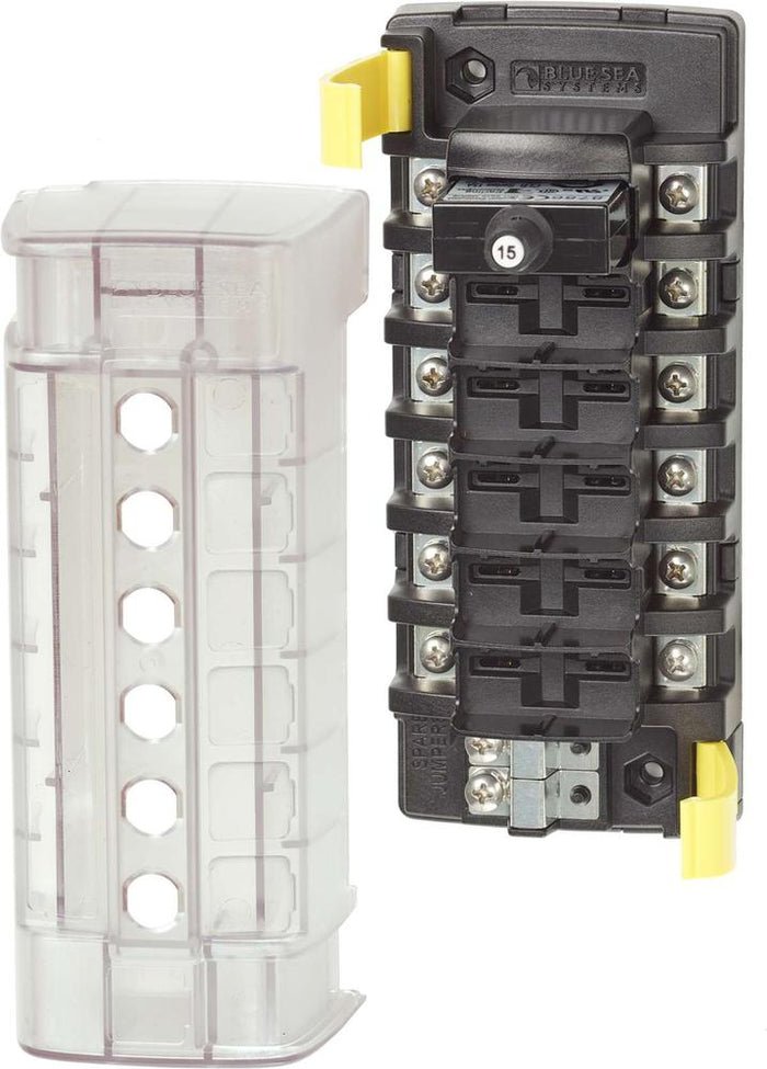 Blue Sea ST CLB Circuit Breaker Block - 6 Independant Circuits — 1
