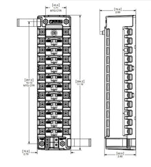 Blue Sea ST CLB Circuit Breaker Block - 12 Independant Circuits — 3