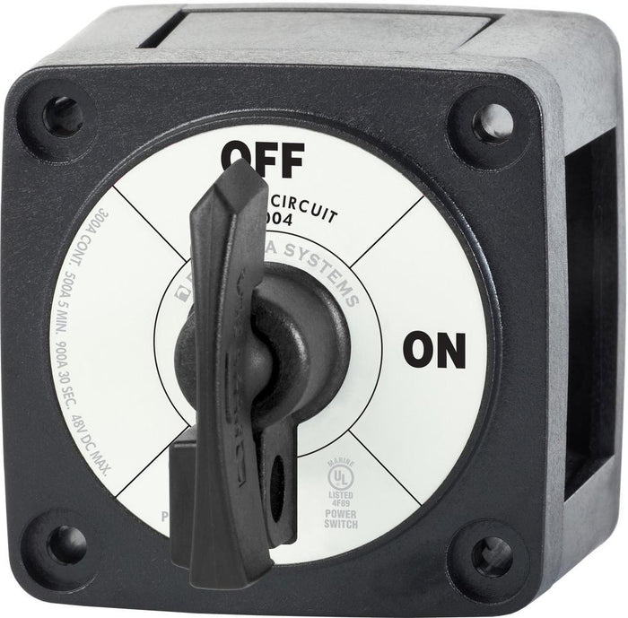 Blue Sea M-Series Battery Switch On/Off Black with Locking Key — 1