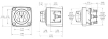 Blue Sea M-Series Battery Switch On/Off with Knob — 3