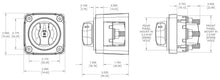 Blue Sea M-Series Battery Switch On/Off/On/Both with Knob — 3