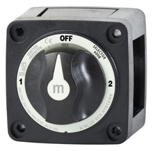 Blue Sea M-Series Battery Switch On/Off/On with Knob Black — 1