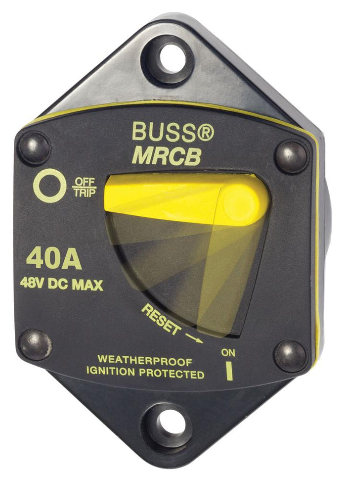 Blue Sea 187-Series 40 Amp Circuit Breaker Panel Mount — 1