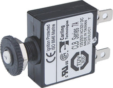Blue Sea 7A Push Button Quick Connect Circuit Breaker — 1