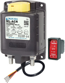 Blue Sea ML-ACR Automatic Charging Relay with Manual Control 12vDC 500A — 1