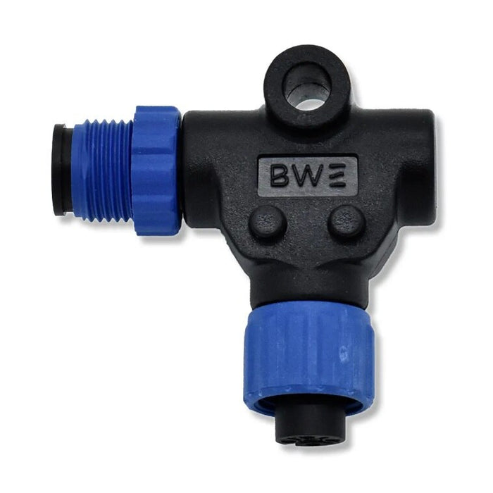 Bluewater NMEA 2000 Right Angle adapter Female to Male w/mount