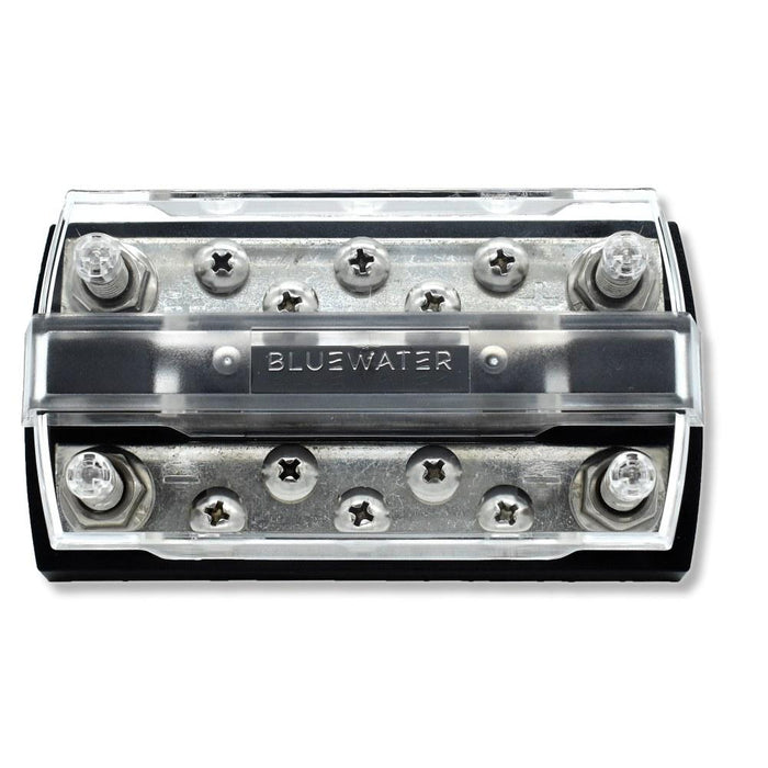 Bluewater Dual Bus 10 Position 150A Busbar 1/4" with Cover