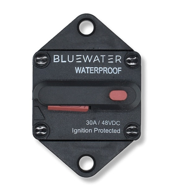 Bluewater Hi AMP Panel Mount 30AMP Resettable