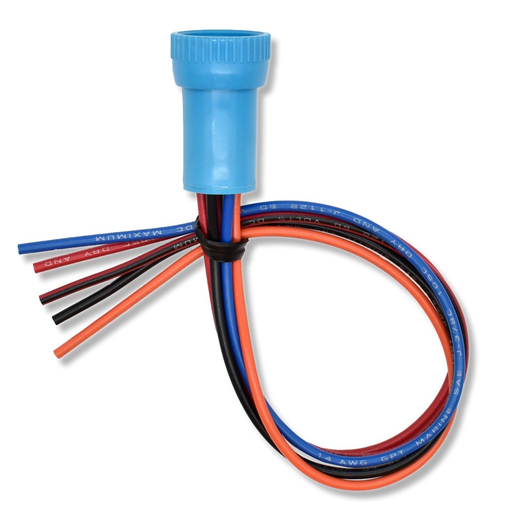 Bluewater 19mm Deutsch Switch Harness, 2 Output, 48" Leads