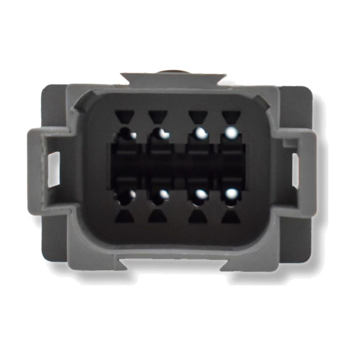 Bluewater 8 Position DT Male Connector with Wedge Lock, No Key, Deutsch Compatible