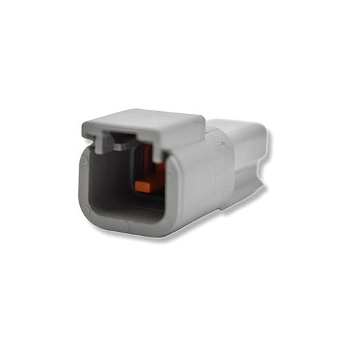 Bluewater 2 Position DTM Male Connector with Wedge Lock, Deutsch Compatible