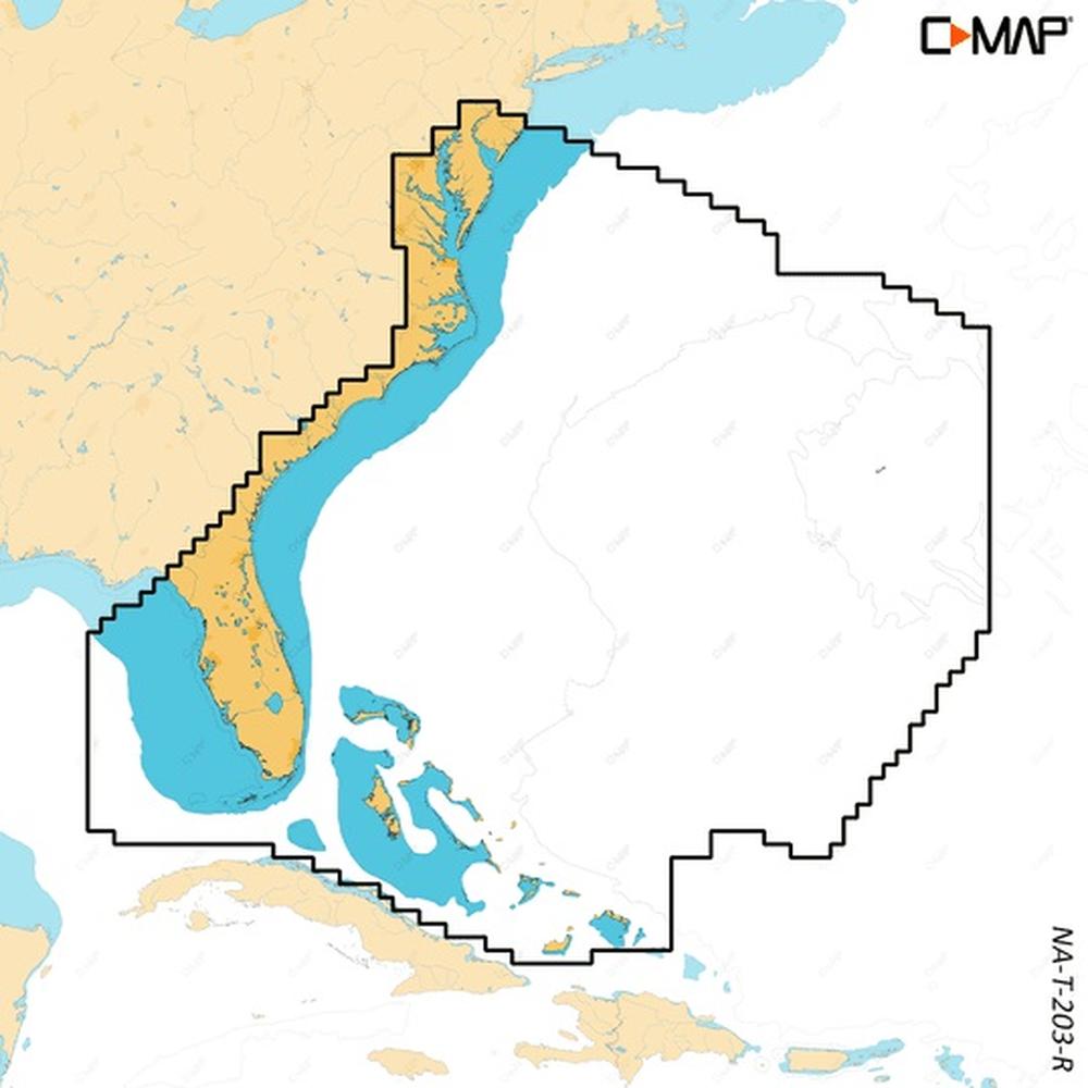 C-MAP Reveal X Coastal Chesapeake Bay to the Bahamas microSD — 1