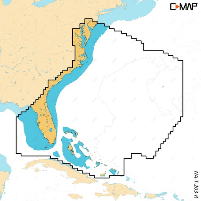 C-MAP Reveal X Coastal Chesapeake Bay to the Bahamas microSD — 1