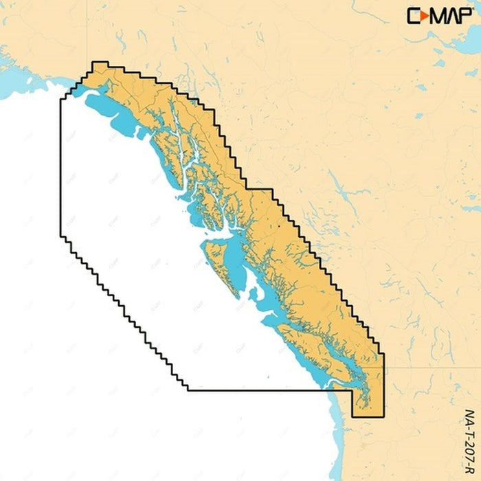 C-MAP Reveal X Coastal British Columbia and Puget Sound microSD — 1