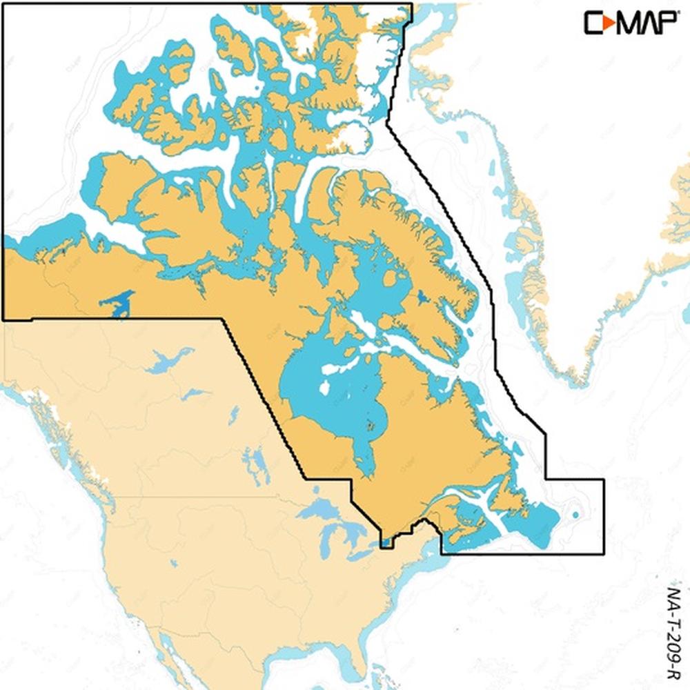 C-MAP Reveal X Coastal Canada North and East microSD — 1