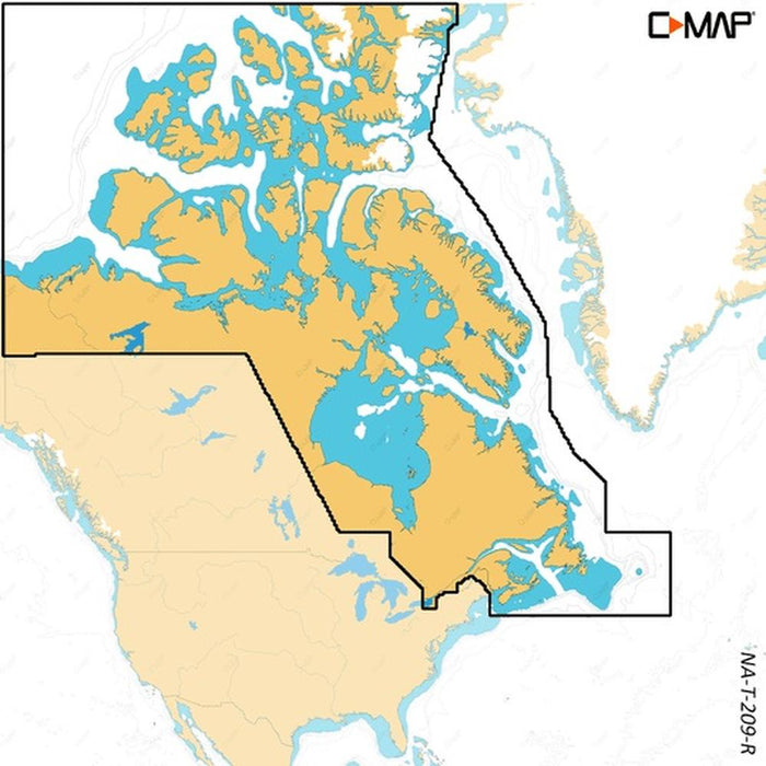 C-MAP Reveal X Coastal Canada North and East microSD — 1