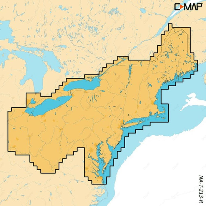 C-MAP Reveal X Inland US Lakes North East microSD — 1