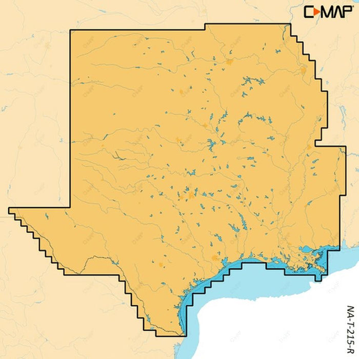 C-MAP Reveal X Inland US Lakes South Central microSD — 1