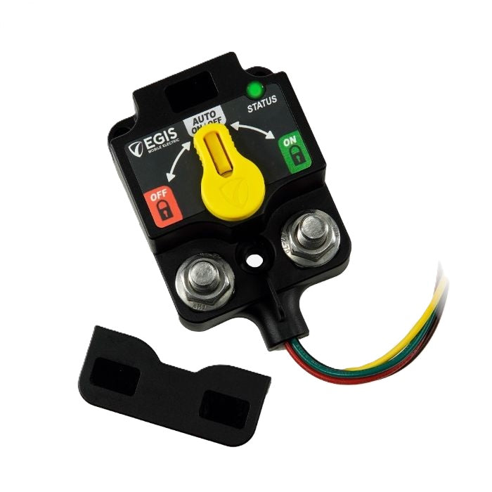 EGIS XD Single Remote Battery Switch with Knob Tinned Wires