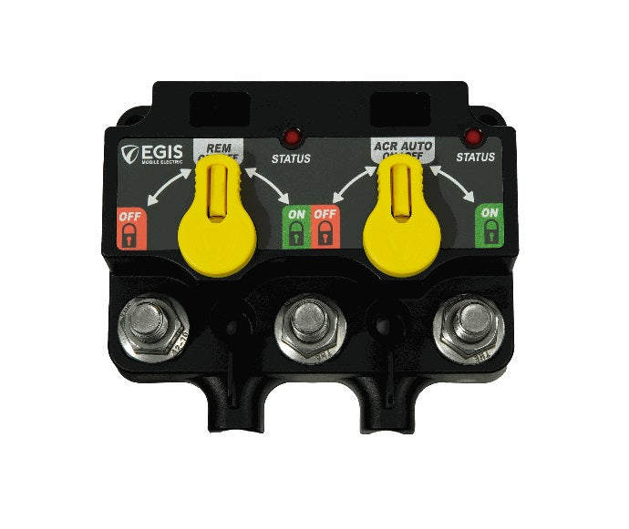 EGIS XD Dual Flex 2 Automatic Charging Relay with Knobs Tinned Wires