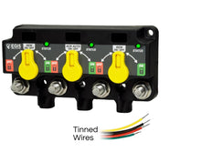 EGIS 8730-1535 XD Triple Flex Automatic Charging Relay with Knobs - Tinned Wire — 2