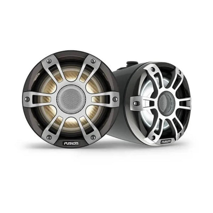Fusion SG-FLT653SPB 6.5in Tower Speaker Black 3i With CRGBW Lighting — 1