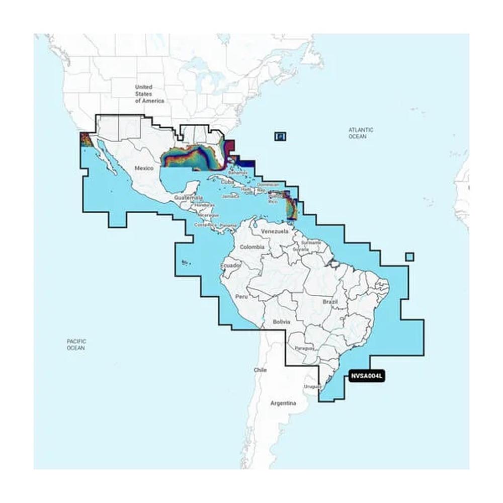 Garmin NVSA004L Navionics+ Vision+ Mexico to Brazil microSD — 1