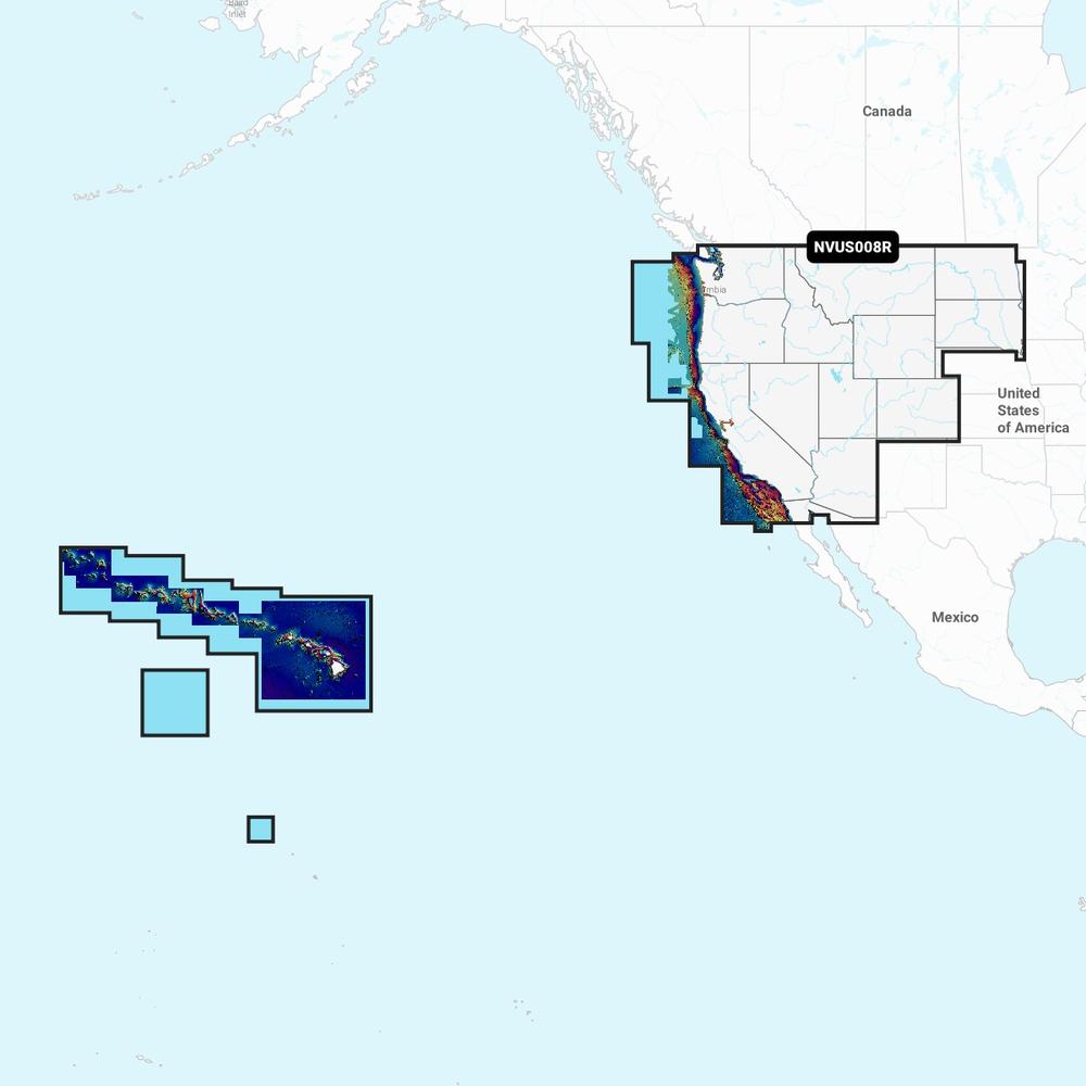 Garmin NVUS008R Navionics+ Vision+ U.S. West microSD — 1