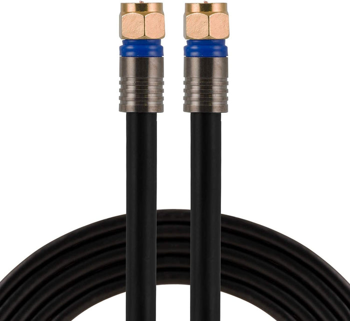 RG6 Coaxial Cable 15ft With F-type Connectors