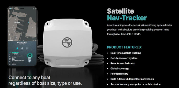 GOST Nav-Tracker 1.0 IDP SAT/GPS Tracking Device With 30ft Cable — 1