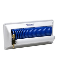 HoseCoil Horizontal Mount Enclosure with 5ft Feeder Hose — 1