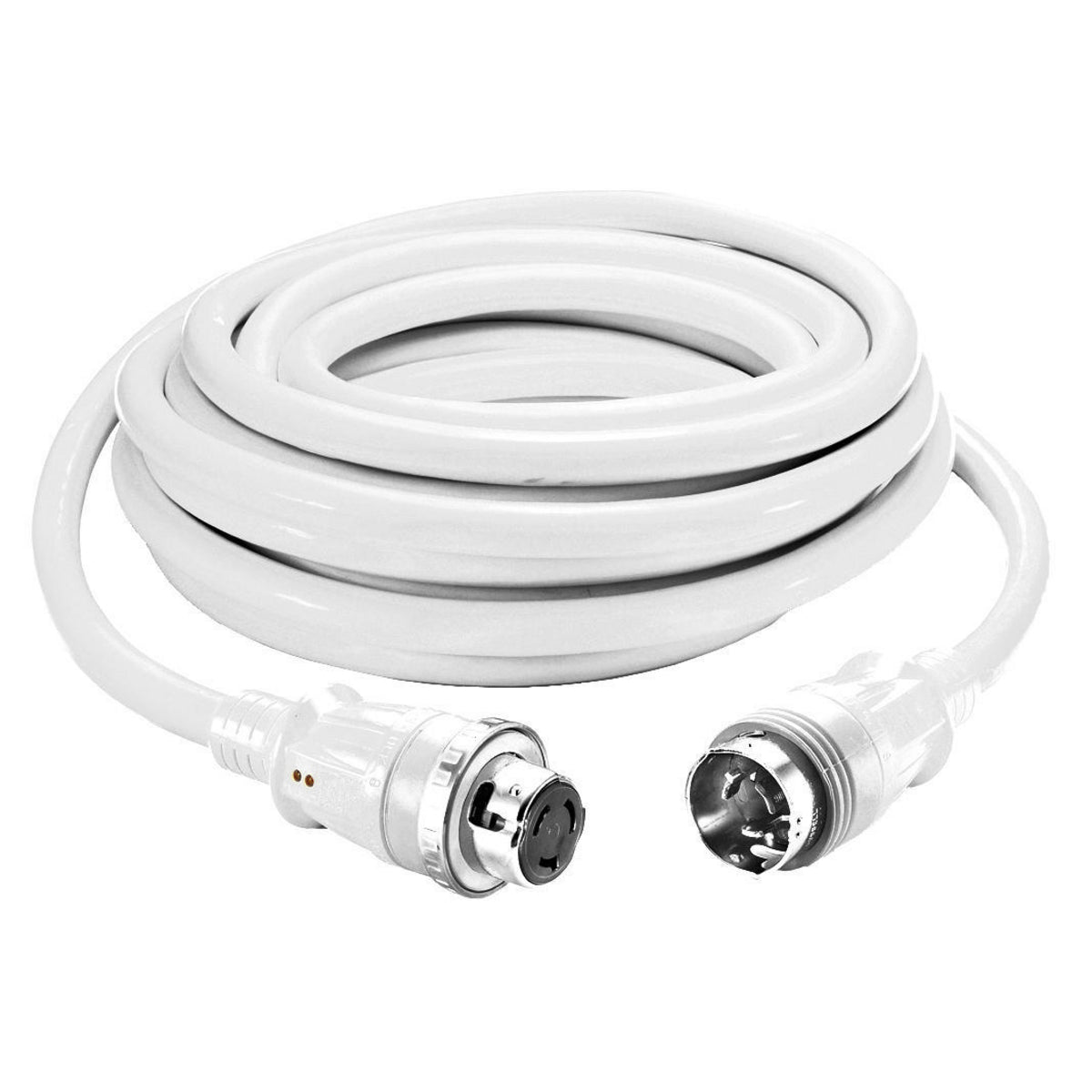 Hubbell HBL61CM42WLED White 50AMP Cable W/Led 25ft