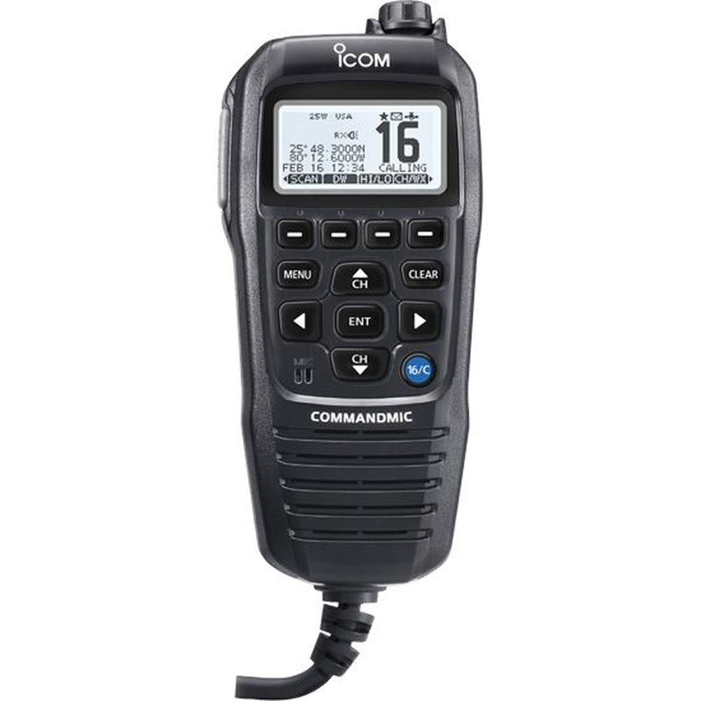 Icom HM195GB Command Mic IV Black Second Station — 1