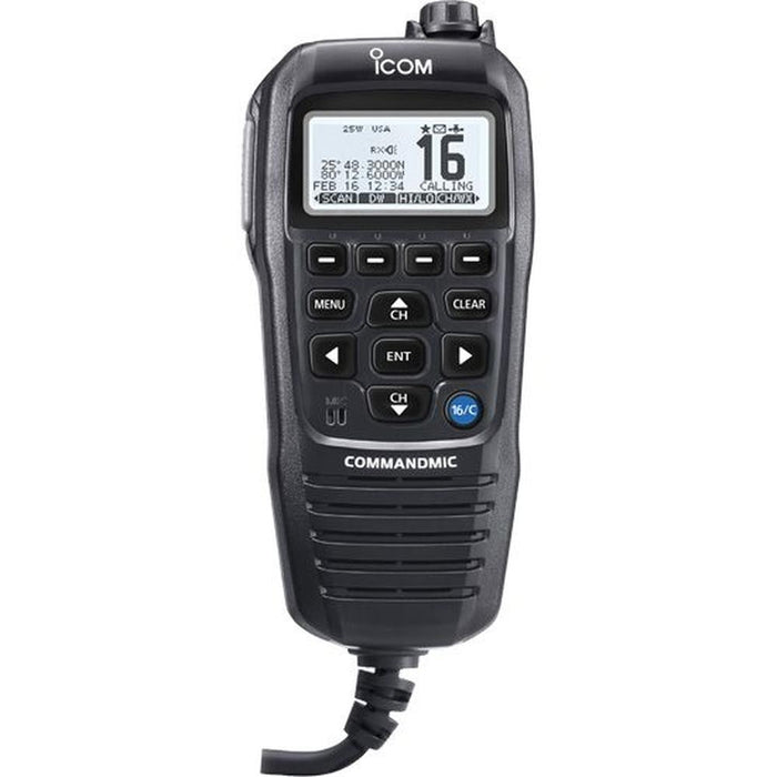 Icom HM195GB Command Mic IV Black Second Station — 1