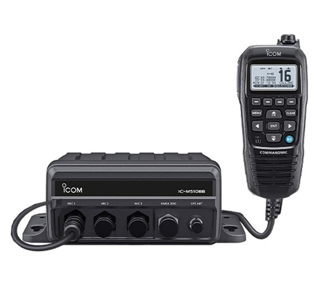 Icom M510BB Black Box VHF With HM195GB Black — 1