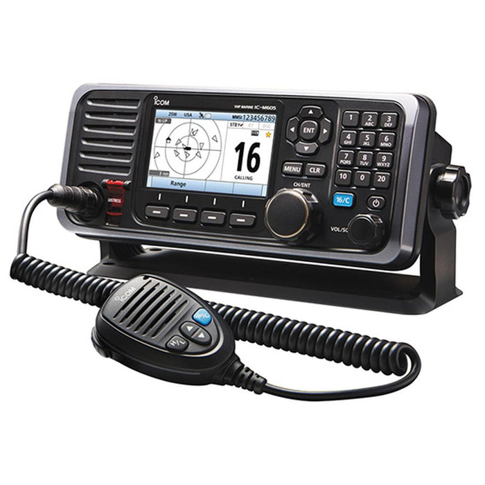 Icom M605 25W VHF Rear Mic Connector — 1