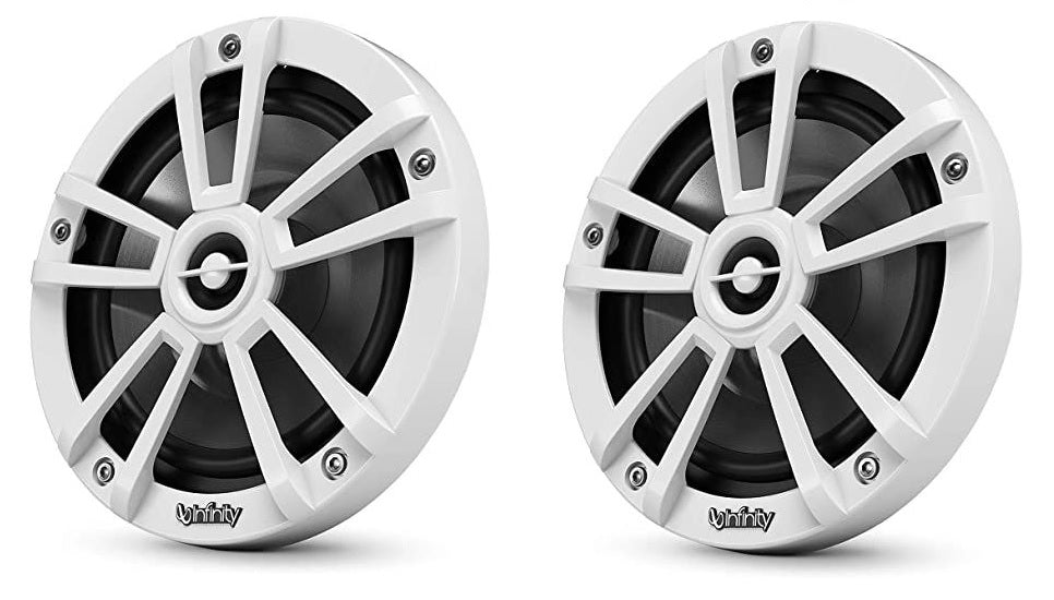 Infinity INF622MWB 6.5in Bulk Pack White Speaker Pair No Wire No Screws