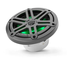 JL Audio M3 6.5in Coaxial Speakers Gray Sport Grille with RGB LED — 6