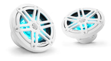 JL Audio M3 6.5in Coaxial Speakers White Sport Grille with RGB LED — 1