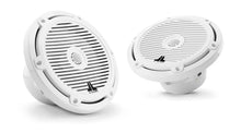 JL Audio M3 7.7in Coaxial Speakers White Classic Grille — 1