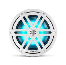 JL Audio M3 7.7in Coaxial Speakers White Sport Grille with RGB LED — 4