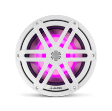 JL Audio M3 7.7in Coaxial Speakers White Sport Grille with RGB LED — 6