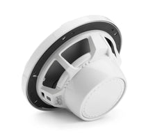 JL Audio M3 7.7in Coaxial Speakers White Sport Grille with RGB LED — 7