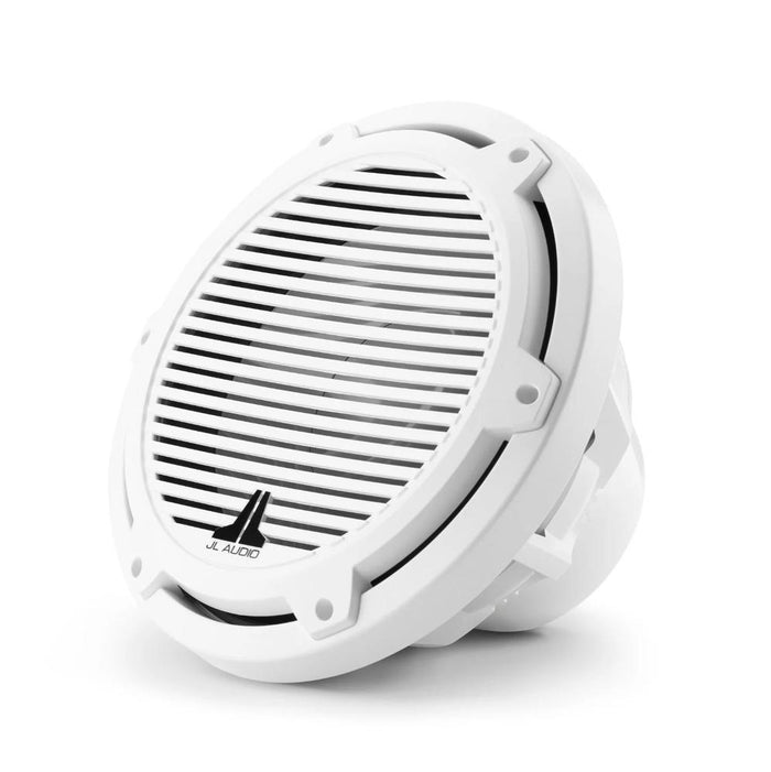 JL Audio M3 10in Marine Subwoofer White Classic Grille — 1