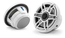JL Audio M6 7.7in Coaxial Speakers White Sport Grille — 1