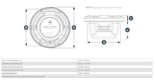 JL Audio M6 7.7in Coaxial Speakers White Sport Grille — 2