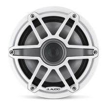 JL Audio M6 7.7in Coaxial Speakers White Sport Grille — 3