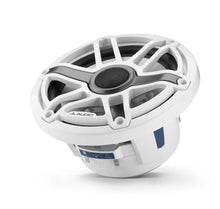 JL Audio M6 7.7in Coaxial Speakers White Sport Grille with RGB LED — 3