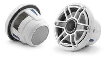 JL Audio M6 8.8in Coaxial Speakers White Sport Grille — 1